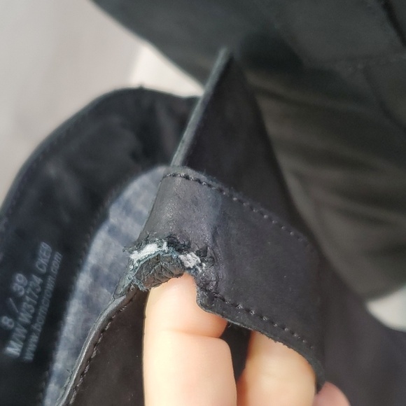 Born Women Allegra Leather Comfort Heels shoes boots sz 8 - Picture 15 of 15